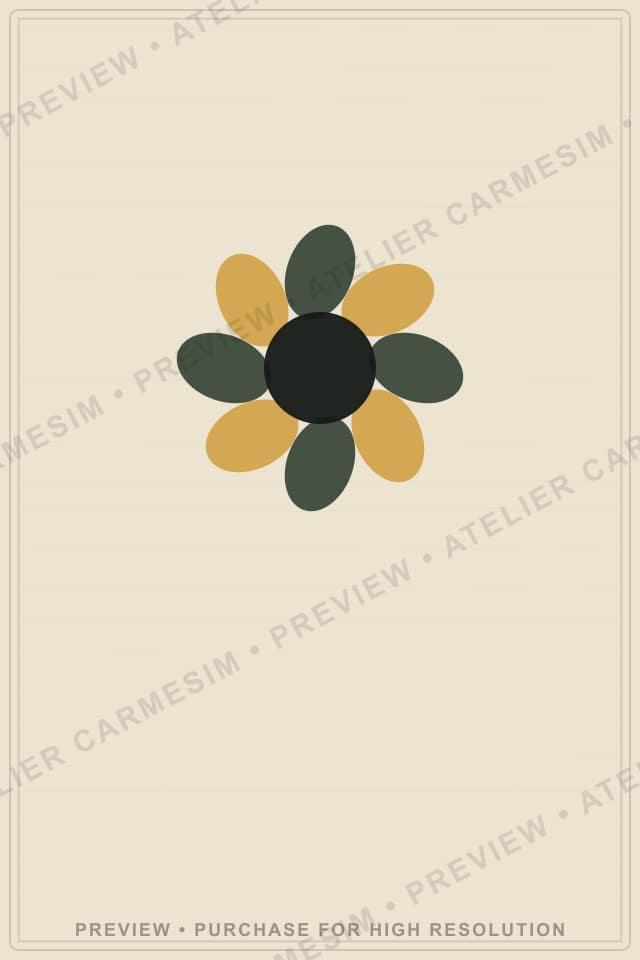 Olive Arch No. 000007 — Organic Modern Wall Art
